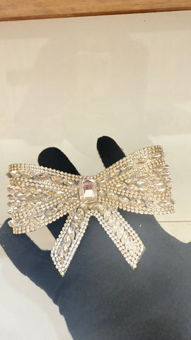 RHINESTONE CRYSTAL BOW HA-02 RHINESTONE CRYSTAL BOW HA-02