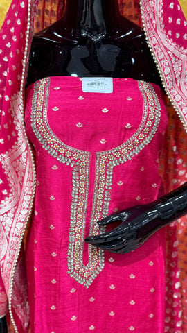 US-06 PURE RAW SILK UNSTICHED SUIT US-06 PURE RAW SILK UNSTICHED SUIT