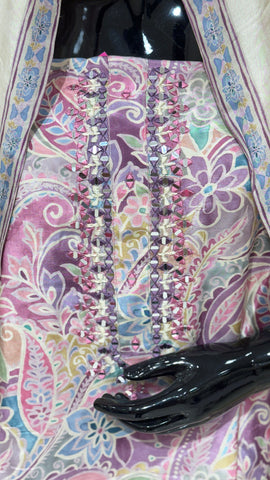 US-01 PRINTED UNSTICHED SUIT US-01 PRINTED UNSTICHED SUIT