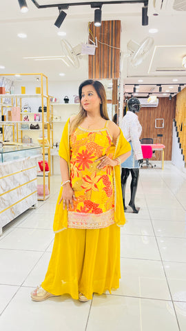 “SAINA” THREE PIECE GARARA SET