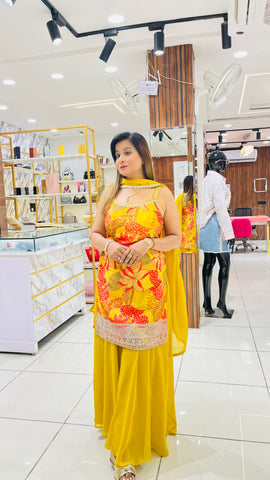 “SAINA” THREE PIECE GARARA SET