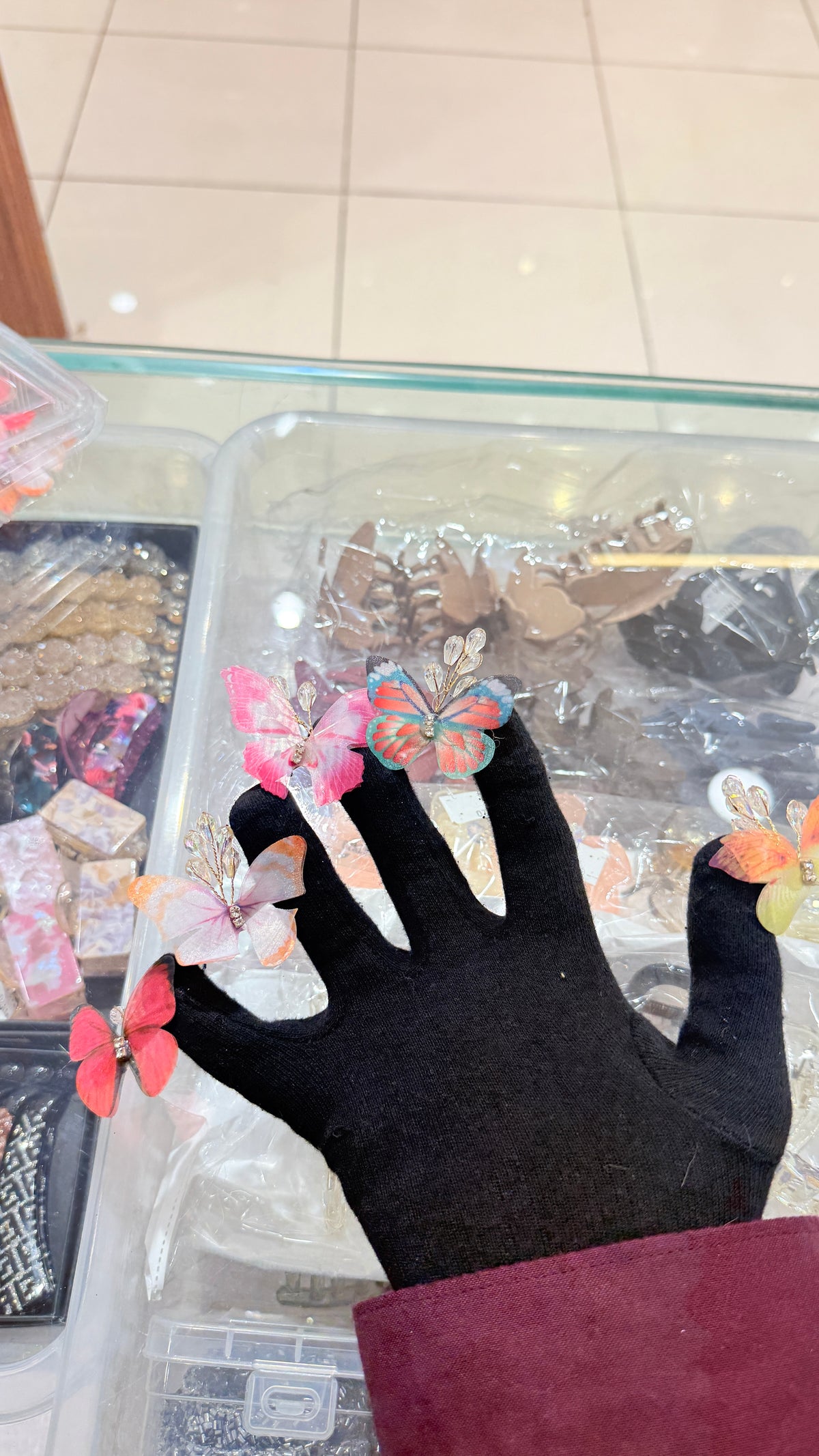 SMALL BUTTERFLY HAIR CLIPS